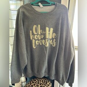 Jerzees Gray Sweatshirt